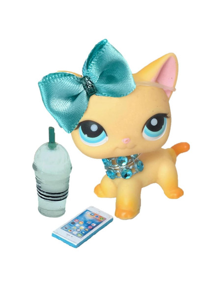 Accesorios para Mascotas LPS 4 Piezas Collar y Lazo