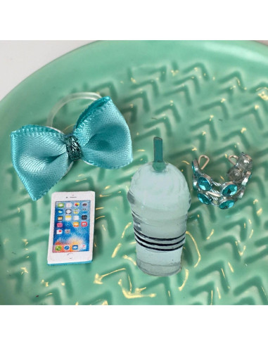 Accesorios para Mascotas LPS 4 Piezas Collar y Lazo