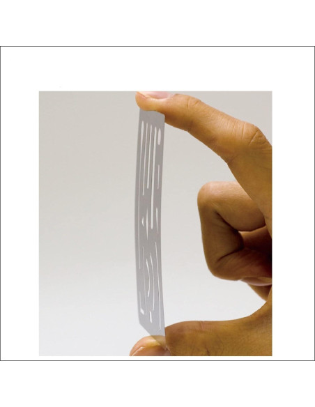 Escudo de Borrado Acero Inoxidable Labriciyon 9.4x6.1cm 26 Aberturas Escudo de Borrado Acero Inoxidable Labriciyon 9.4x6.1cm 26 Aberturas