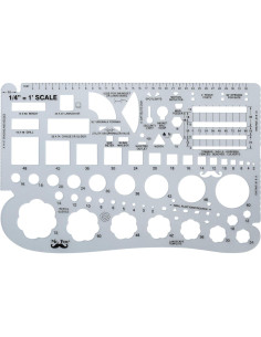 Juego de Plantillas de Paisaje Mr. Pen - 2 Piezas, Plástico 2