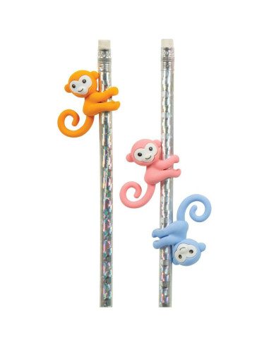 Borradores de lápiz de mono Geddes - Paquete de 24 unidades