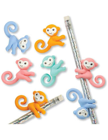 Borradores de lápiz de mono Geddes - Paquete de 24 unidades