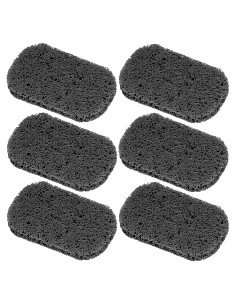 Soportes para Jabón en Barra Iconikal 6 Piezas Carbón Gris