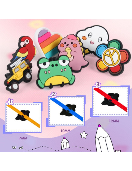 80 Tapas de Lápiz Multicolor Sanglow - Animales y Más