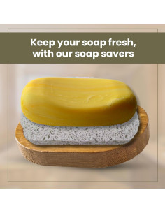 Soporte de Jabón Gadgetime USA Ovalado PVC Blanco 7x11.5cm 2