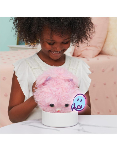 Juguete Interactivo Purr 'n Fluff Rosa - Spin Master 20.3 cm