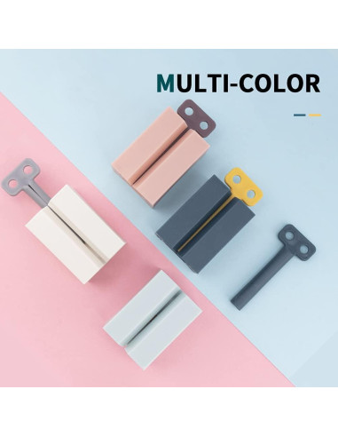 Exprimidor de Pasta de Dientes Y-Kelin 3 Piezas Rosa Blanco Azul