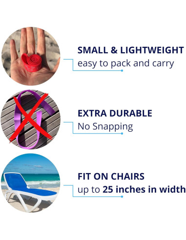 Bandas para Toallas Towel Crabber - Paquete de 6 Colores