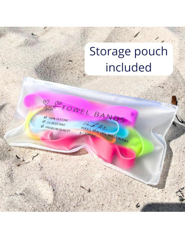 Bandas para Toallas Towel Crabber - Paquete de 6 Colores