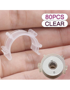 Clips para Bobinas de Costura Joyangy 80 Piezas Transparente 2