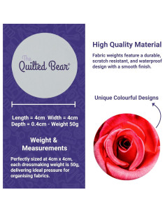 Pesas de Costura The Quilted Bear - Diseño Rosa - 400g 2