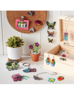 Paquete Creativo Shrinky Dinks Just Play 25 Hojas Cristalinas 2