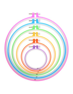 Juego de Aros de Bordado Mr. Pen 6 Piezas 8.6 a 25.9 cm