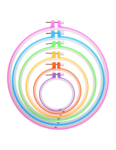 Juego de Aros de Bordado Mr. Pen 6 Piezas 8.6 a 25.9 cm Juego de Aros de Bordado Mr. Pen 6 Piezas 8.6 a 25.9 cm