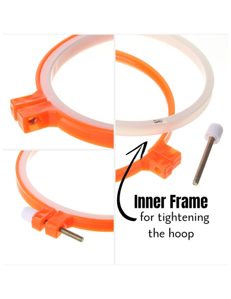 Juego de Aros de Bordado Mr. Pen 6 Piezas 8.6 a 25.9 cm Juego de Aros de Bordado Mr. Pen 6 Piezas 8.6 a 25.9 cm