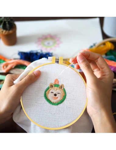 Juego de Aros de Bordado Mr. Pen 6 Piezas 8.6 a 25.9 cm