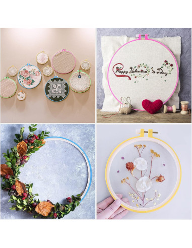 Juego de Aros de Bordado Mr. Pen 6 Piezas 8.6 a 25.9 cm