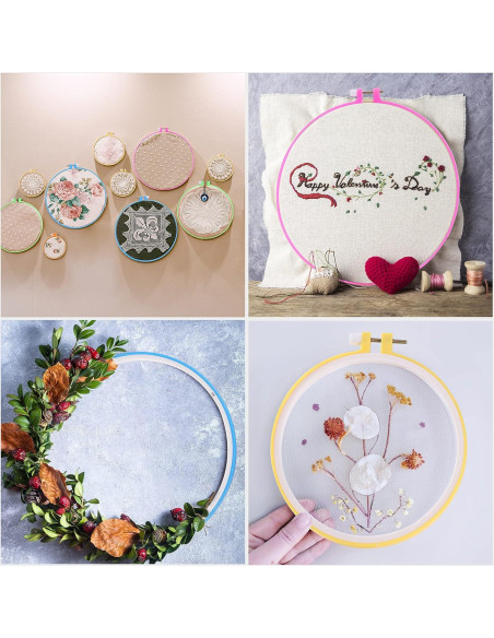 Juego de Aros de Bordado Mr. Pen 6 Piezas 8.6 a 25.9 cm Juego de Aros de Bordado Mr. Pen 6 Piezas 8.6 a 25.9 cm