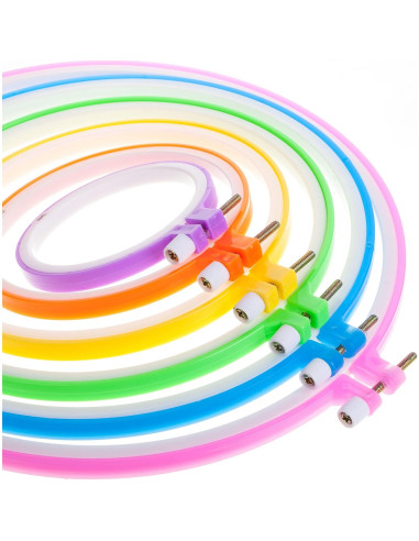 Juego de Aros de Bordado Mr. Pen 6 Piezas 8.6 a 25.9 cm