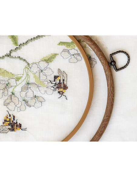 Aros de Bordado Celley Ovalados Vintage 3 Pcs 18x25 cm