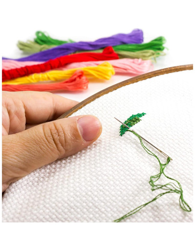 Aros de Bordado Celley Ovalados Vintage 3 Pcs 18x25 cm