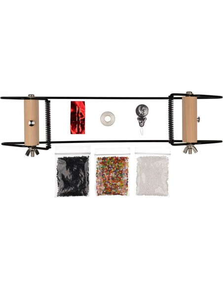Kit de Telar de Cuentas Craft County | Incluye Hilo, Agujas y Cuentas