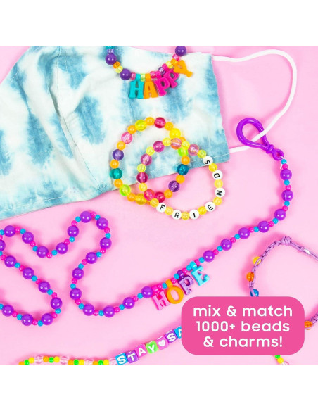 Kit de Cuentas ABC Solo Mi Estilo - 1000 Piezas para Joyería