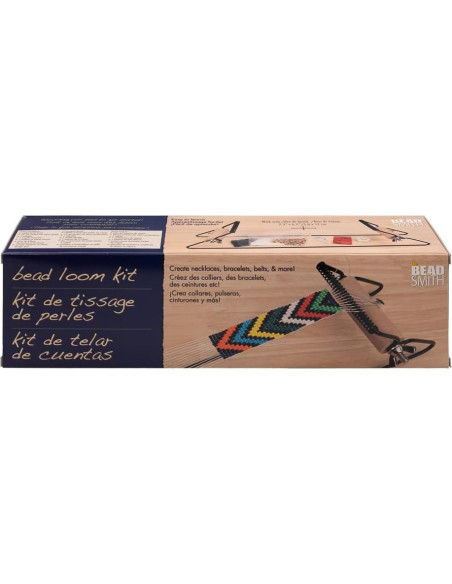 Kit de Telar de Cuentas Craft County | Incluye Hilo, Agujas y Cuentas