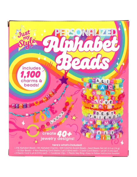 Kit de Cuentas ABC Solo Mi Estilo - 1000 Piezas para Joyería