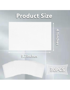 Hojas de Plástico Shrinky Dink Mecefeno 14.5x10.4 cm - 30 Piezas 2