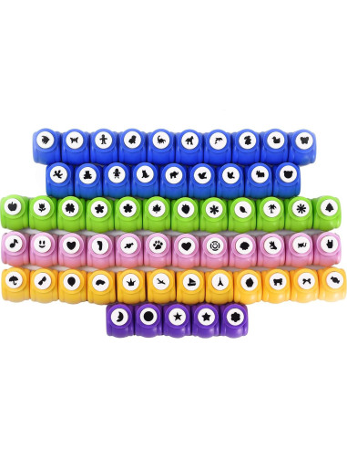 Juego de Troqueles de Papel Manaloom 60 Pcs para Manualidades