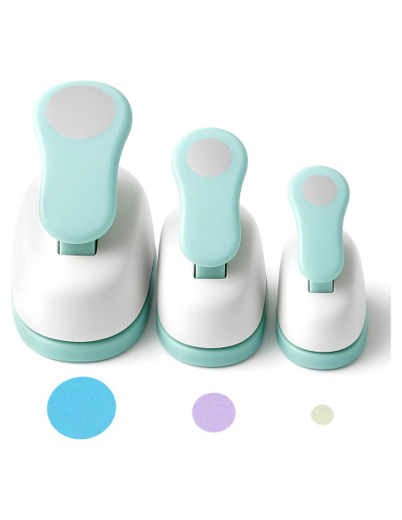 Perforadora Circular Koogel 3PCS - 2.54, 1.59, 0.95 cm para Manualidades