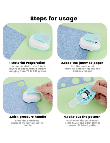 Perforadora Circular Koogel 3PCS - 2.54, 1.59, 0.95 cm para Manualidades