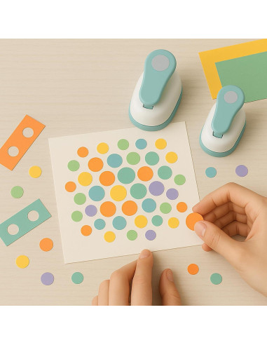 Perforadora Circular Koogel 3PCS - 2.54, 1.59, 0.95 cm para Manualidades