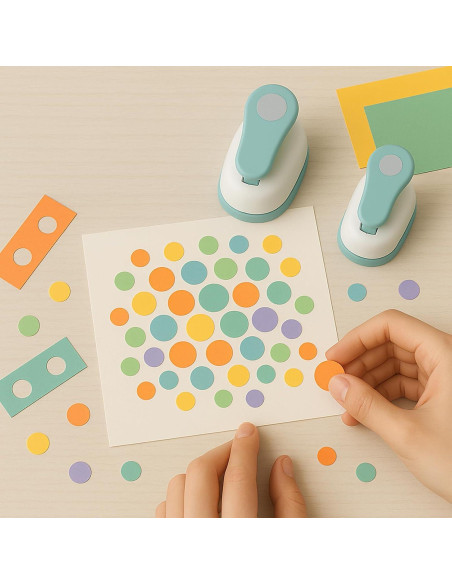 Perforadora Circular Koogel 3PCS - 2.54, 1.59, 0.95 cm para Manualidades