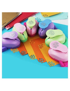 Cortadores de Papel en Relieve Fascola - 6 Pcs DIY 8.3x7.8 cm