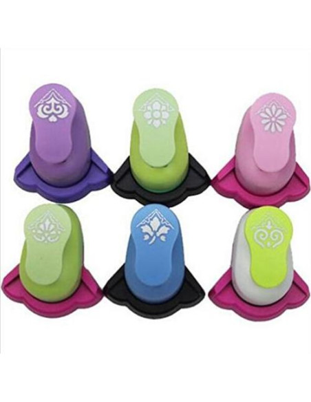 Cortadores de Papel en Relieve Fascola - 6 Pcs DIY 8.3x7.8 cm