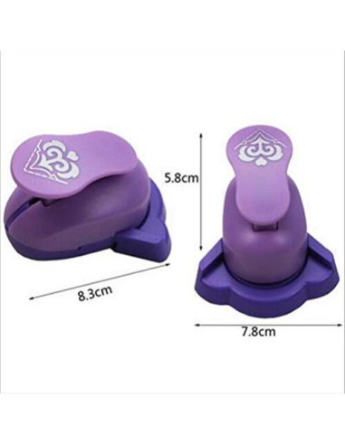 Cortadores de Papel en Relieve Fascola - 6 Pcs DIY 8.3x7.8 cm