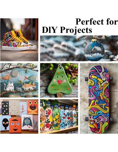 Marcadores de Pintura Acrílica Amafgle 24 Colores Doble Punta