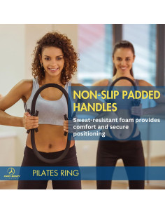Anillo de Pilates ProBody 35 cm para Tonificar Muslos y Núcleo 2