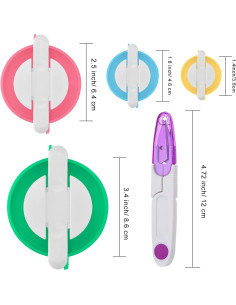 Fabricante de Pom Pom TOODOO 4 Tamaños y Colores para DIY 2