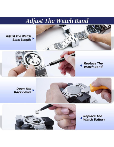 Kit de Reparación de Reloj Eventronic 142 Piezas Profesional