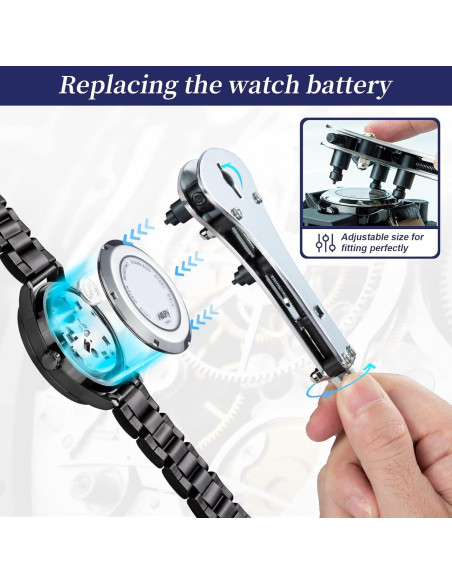 Kit de Reparación de Reloj Eventronic 142 Piezas Profesional