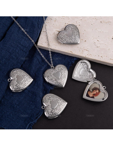 Paquete de 10 Charms de Corazón Plateado AUEAR para Joyería