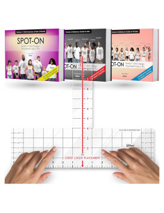 Regla de Colocación de Logo en Camisetas Urboni - Precisión Profesional