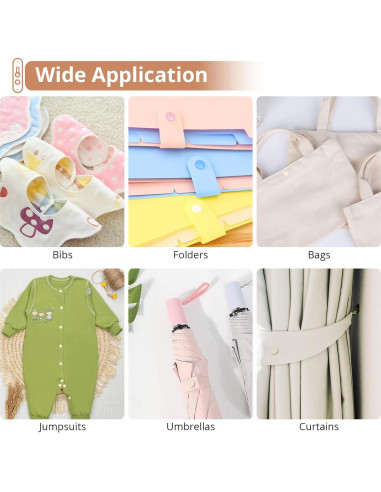 Kit de Botones a Presión Kamtop 408 Piezas 24 Colores