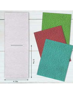 Carpeta de Relieve LANGFON Flores de Encaje 10.5x14.5cm 2