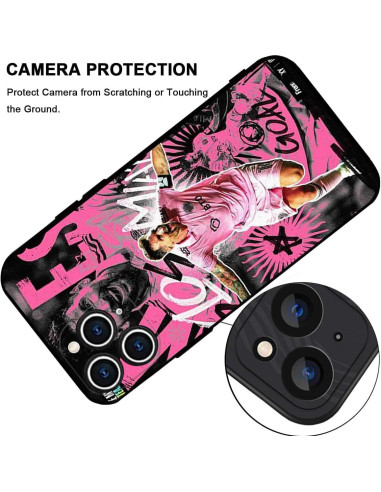 Funda Bumper ZERMU para iPhone 14 Pro Max Messi 6.7"