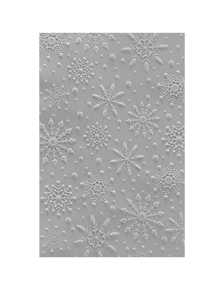 Carpeta de Embossing 3D Spellbinders Tormenta de Copos de Nieve Carpeta de Embossing 3D Spellbinders Tormenta de Copos de Nieve