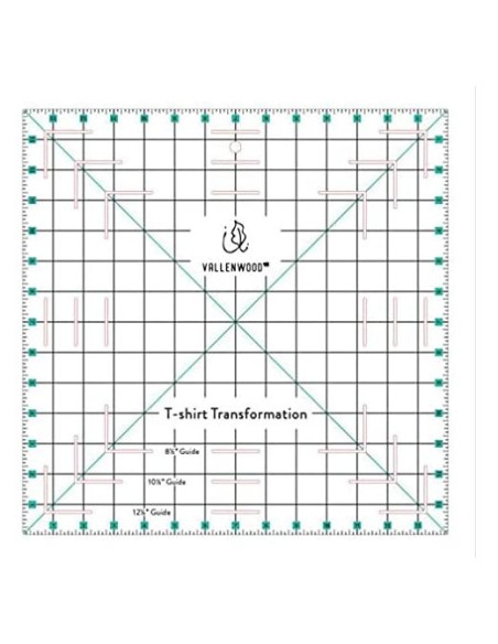 Regla de Transformación de Camisetas Vallenwood 14x14 cm